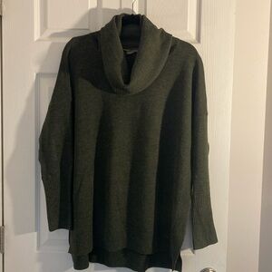 French Connection cowl neck sweater. Olive green. Size Medium.
